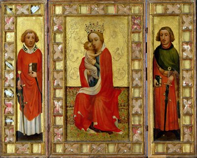 Madonna and Child with Saints Cyricus and Pancratius, c.1380 by Aachen Master